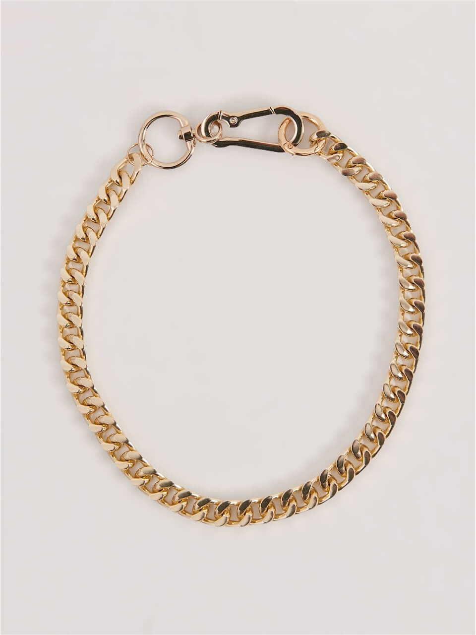 Gold Chain Big Clip Necklace