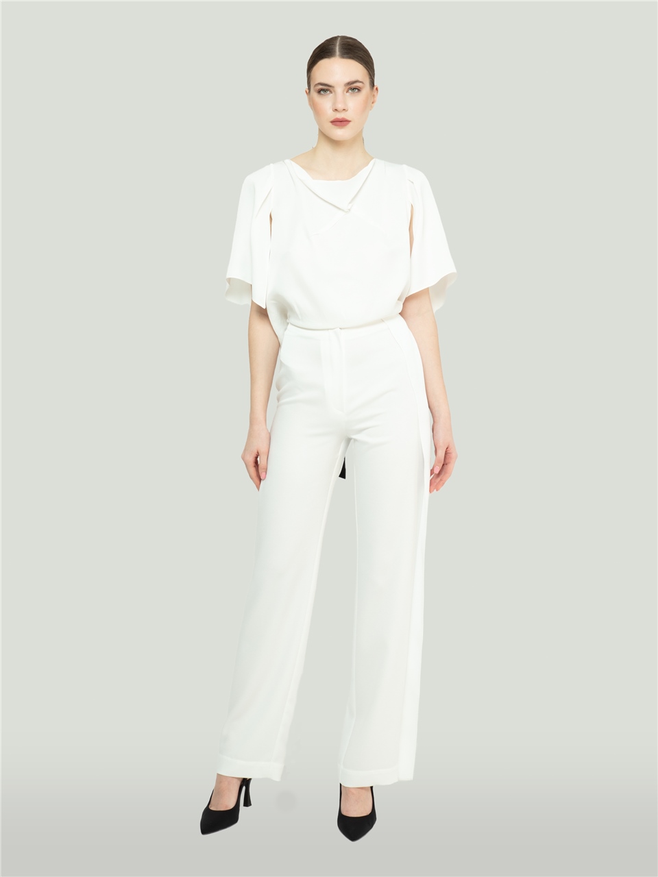 QS2242081-Classic Cut White Trousers-BAQA