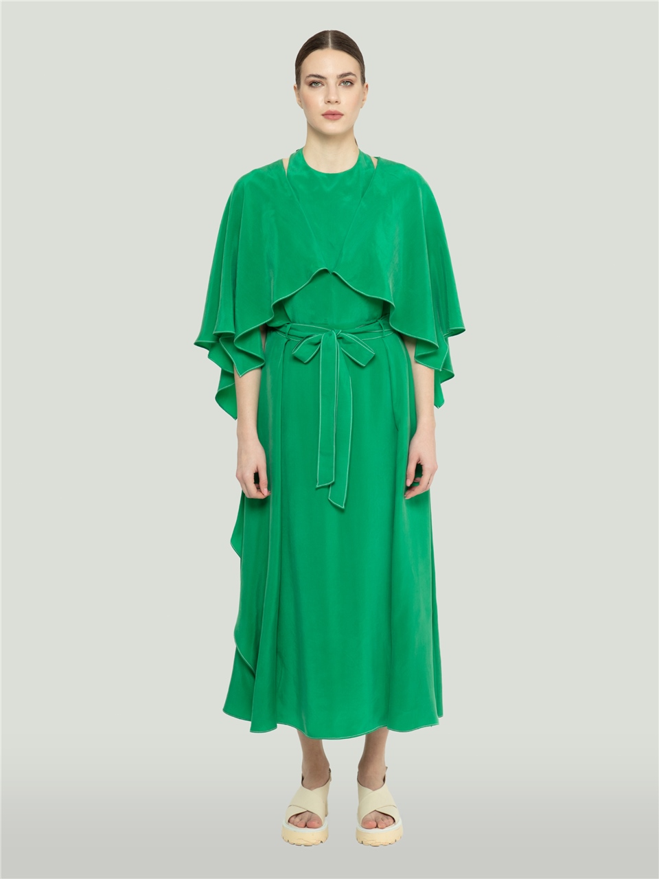 QS2243012-Green Skirt-BAQA